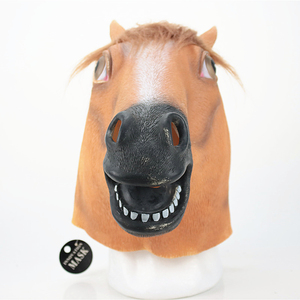 OEM al por mayor de látex ecológico cabeza de caballo máscara de Halloween fiesta - Product Image 2