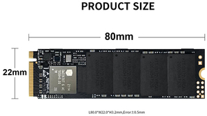 High-speed NVMe SSD voor gaming laptops 128GB 256GB 512GB 1TB TBW PCIe 3.0 M.2 interne nieuwe uitbreidingspoort - Product Image 2