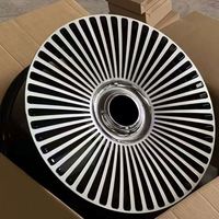 Jantes forgées de luxe 19 20 21 22 23 24 pouces 5x112 5x120, jantes en alliage polies sur mesure pour Mercedes Maybach Rolls Royce Bentley