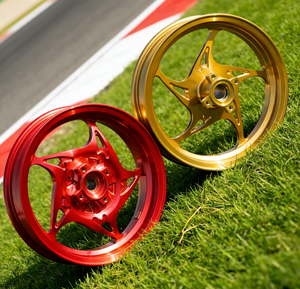 Ruedas de Modificación para Scooter Honda Giorno - Llantas de Aluminio Fundido CNC, Ruedas de Conversión con Frenos de Disco Delanteros y Traseros - Product Image 4