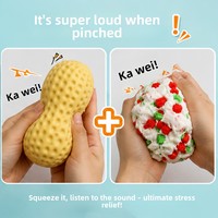 Tendance 2026 : Jouet Squishy Arachide Fait Main à Rebond Lent, Remplissage Blocs de Construction, Sensation de Poids Lourd, Balle à Presser pour la Vente en Gros