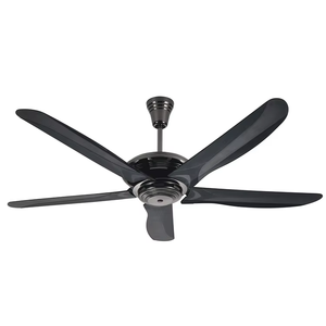 Ventilatore da Soffitto Pearl a 5 Pale Senza Luce, Ventilatore Facile da Usare, Alta Vendita, Grande Ventilatore Elettrico Nero Intelligente in Plastica con Telecomando per Raffreddamento ad Aria - Product Image 4
