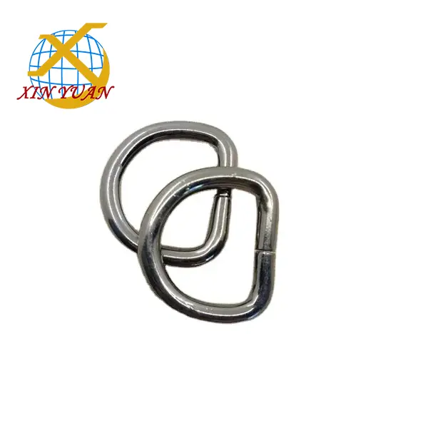 High Quality Gunmetal 23*27MM D Buckle for Bags D ring Hardware