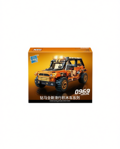 Nzco 0969 Juego de Bloques de Construcción de Vehículo Todoterreno de Fricción para Niños de 8 a 13 Años, Coche de Juguete de Plástico Unisex - Product Image 1
