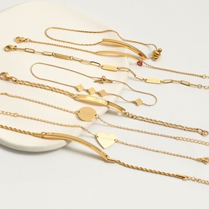 Thép không gỉ tùy chỉnh logo khắc cảm hứng thần chú lấy cảm hứng từ 18K mạ vàng PVD Khắc Đồ trang sức vòng đeo tay - Product Image 4