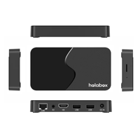 Reproductor Multimedia V96Plus 8K Android 15.0, WiFi 6 de Doble Banda 2.4G 5G, Bluetooth, Control Remoto H618, 2GB+16GB, Lemon Smart TV Set Top Box
