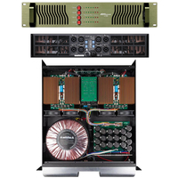 Amplificateur de puissance Berserk 4.16 Classe H 2U 3200W 4 canaux 4 ohms avec connectivité en pont/en parallèle XLR/Speakon pour usage professionnel
