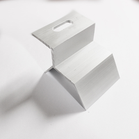 Collier de fixation intermédiaire en aluminium pour panneaux solaires photovoltaïques, compatible avec les systèmes de support de panneaux solaires