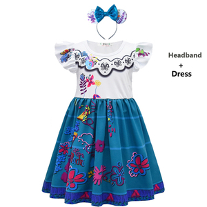 Vestido <span class=keywords><strong>de</strong></span> <span class=keywords><strong>Encanto</strong></span> para Niñas, Disfraz <span class=keywords><strong>de</strong></span> <span class=keywords><strong>Encanto</strong></span>, Carnaval, Verano, Vestido <span class=keywords><strong>de</strong></span> Princesa para Niñas, Vestido Midi <span class=keywords><strong>de</strong></span> <span class=keywords><strong>Mirabel</strong></span> Isabela para Fiesta <span class=keywords><strong>de</strong></span> Cumpleaños - Product Image 4