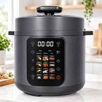 ODM 6L 1000W 15-in-1 Multi Cooker Layar Digital Peralatan Dapur Rumah Tangga Smart Electric Pressure Cooker