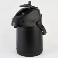 Termo Dispensador de Bomba de Acero Inoxidable para Sudamérica de 2L, 2.5L y 3L, Jarra Neumática Aislada para Exteriores, Cafetera Térmica