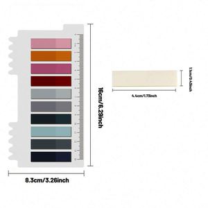 200 Sheets/pad6 Styles Morandi Color Self-Adhesive Paper Memo <b>Pads</b> Students Read Marker Cute Kawaii Office Stationery - Product Image 3