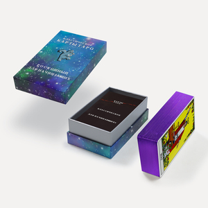 De alta calidad de plata al por mayor de los bordes de la luna llena Ángel tarjetas <span class=keywords><strong>tarot</strong></span> Impresión de tarjetas con libro - Product Image 2