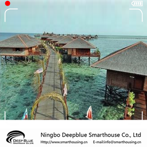 Deepblue Smart house EU/USA/NZ/AU Standard Überwasser Fertighaus Leicht stahl konstruktion Haus Holz bungalow Luxus Resort Hotel - Product Image 4
