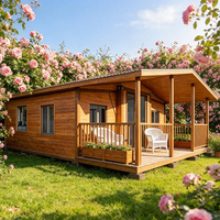 Maisons mobiles pliantes de 40 pieds sur 20 pieds, mini-maisons, conteneurs prêts à l'emploi, maison préfabriquée à deux chambres, maison conteneur extensible préfabriquée