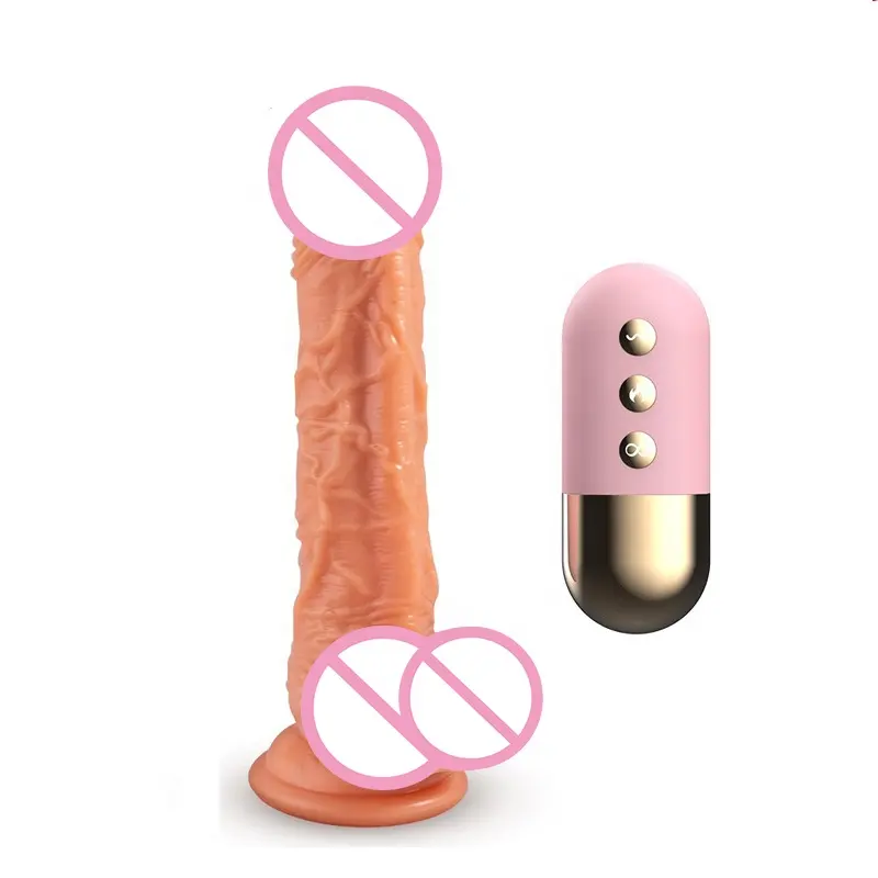 Gode Vibrateur Pour Femmes godes télécommandés Peau Réelle Et Sentiment Masturbation Féminine Bite Sex Toys Gros Pénis