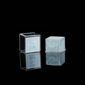 Hui En Cover Glass 20x20mm 100pcs Thickness 0.13-0.17mm For <b>Microscope</b> Slides - Product Image 1