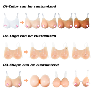 Prótesis de Senos de Silicona OEM/ODM para Hombres Travestis, Pechos Artificiales con Sujetador, Realistas, para Realzar el Pecho - Product Image 5