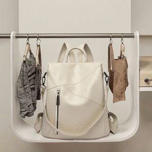 Bolso de playa femenino artesanal de verano, pequeño, de papel trenzado, estilo bandolera. - Product Image 3