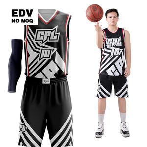 Tenues d'échauffement de basketball, design de maillot de basketball blanc, sublimation personnalisée, vêtements de basketball - Product Image 1