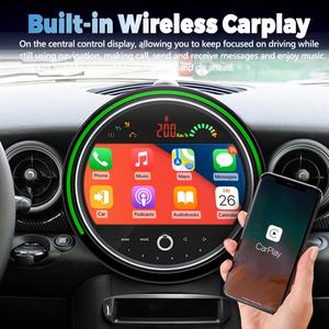 Pantalla Android 12 de 9 Pulgadas y 256 GB para BMW Mini R56 2007-2010, Radio para Auto, Navegación, Carplay Inalámbrico, GPS, WIFI, Video, Estéreo, Multimedia - Product Image 5