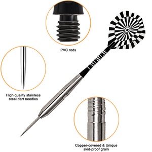 Ensemble de fléchettes en fer durable de qualité supérieure, élégant, fléchettes personnalisées pour le jeu compétitif - Product Image 4