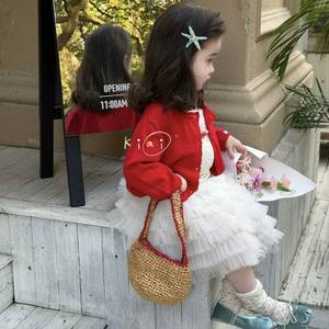 Tongxingyuan Girls Tulle Skirt Cake Skirt A-Line Solid Color Mesh Spring For Baby Girls - Product Image 2