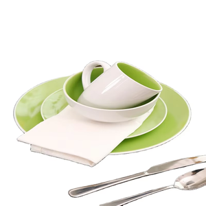 Services de vaisselle de luxe pour mariage et hôtel, assiettes décoratives en céramique, promotion de mugs - Product Image 1