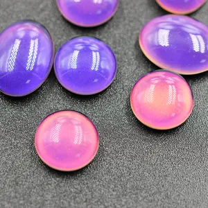 Yu ying gems Temperature Color Changing stone synthetic color change glass stone
