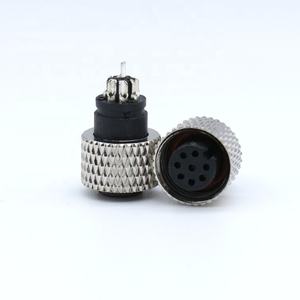 M12 חיישן שקע מחבר שקע לוח הר צימוד זכר & נקבה <span class=keywords><strong>5</strong></span> סיכה 8 פינים m12 מחבר 4 סיכה - Product Image 4