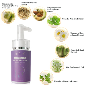 Crema para Aumentar Glúteos y Levantar Cadera, a Base de Plantas Orgánicas, con Vitamina E, para Reafirmar, Marca Blanca, Venta al Por Mayor de Fábrica - Product Image 4