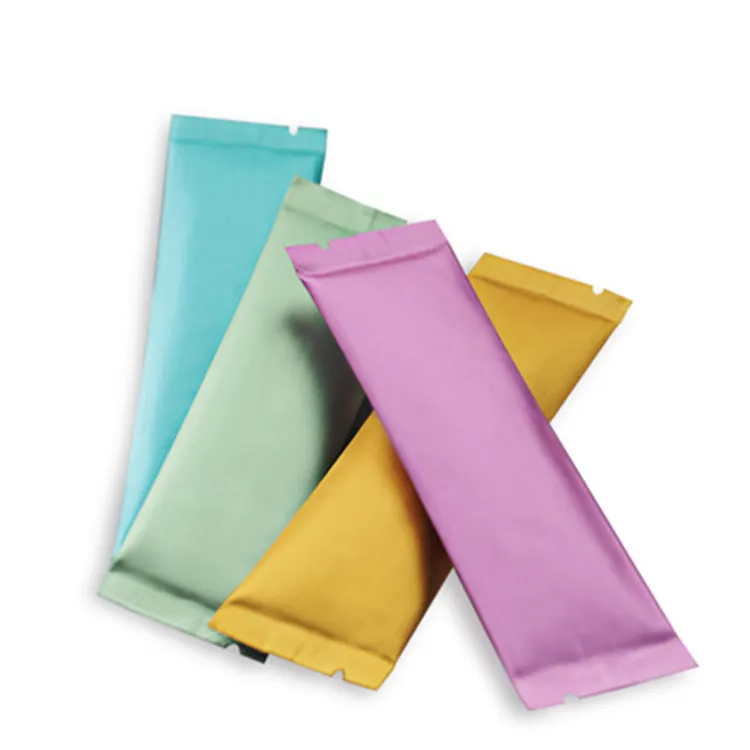 Petites poches plates en papier d'aluminium thermoscellables à haut ouvert, emballage de poudre de café résistant à l'humidité, sac de stockage des aliments
