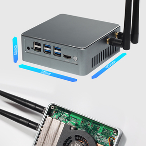 Máy tính để bàn mini hộp PC <span class=keywords><strong>i3</strong></span>/i5/i7 11th 12thcpu nhúng OEM ODM chơi game hộp máy tính kích thước nhỏ wifi HD không quạt với VESA Bracket - Product Image 2