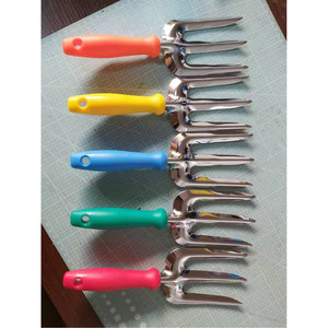 Stainless Steel Garden Tools Set For Kids Outdoor Play And Gardening With Colorful Handles One Set Plus Color Box - Product Image 3