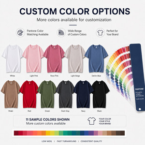 Wholesale High Quality Blank T Shirt Short Sleeve Plain Crew Neck T-shirt for Custom Logo Printing - Product Image 2