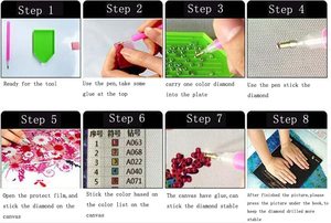 Große 5D DIY Diamant malerei Kits Full Drill Kristall Strass bedruckte Landschaft für Erwachsene und Kinder - Product Image 6