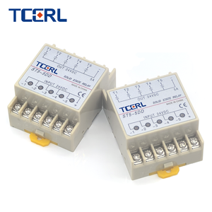 Relé de estado sólido <span class=keywords><strong>SSR</strong></span>, montaje en riel DIN, módulo de relé <span class=keywords><strong>SSR</strong></span> de 5 canales, entrada de cinco fases nominal, nuevo relé de 24V sellado 5A Rele - Product Image 4