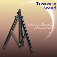 Support de trombone, support de trombone réglable pour trombone alto, ténor, basse, support de trombone universel, support pour instrument à vent