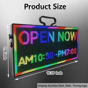 Panneau d'affichage numérique LED programmable P2.5, écran portable WiFi pour la publicité, les stands de vendeurs, les cafés - Product Image 2