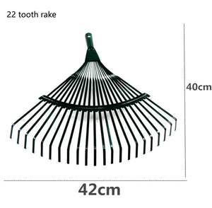 Râteau de jardin à 22 dents Iron Claws Factory – Outil agricole – Râteau de jardin - Product Image 2