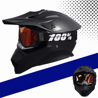 Casque de moto tout-terrain quatre saisons intégral respirant pour la conduite en montagne et sur route forestière