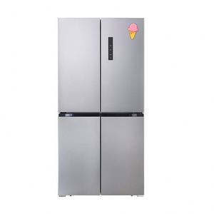 Réfrigérateur à quatre portes en acier inoxydable de 450 L avec système No Frost, efficacité énergétique, contrôlé par application, pour hôtel et usage domestique - Product Image 1