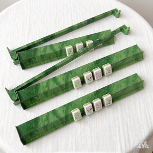 HIMORE Nuovo Righello per Mahjong Americano Due-in-Uno, Righello per Carte Sparrow Rack 17.5 " (44.7cm) in Materiale ABS, Basso MOQ - Product Image 5