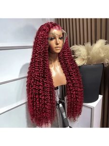 도매 99J 생모 워터 웨이브 가발 브라질산 버진 인모 공급업체 HD 투명 스위스 레이스 프론트 가발 (흑인 여성용) - Product Image 6