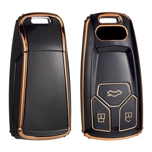 Keyyou-<span class=keywords><strong>coque</strong></span> de porte-clés en TPU de haute qualité, porte-clés de voiture à 3 boutons, pour <span class=keywords><strong>Audi</strong></span> <span class=keywords><strong>A4</strong></span>, B9, A3, 8V, Q3, Q5, Q7, neuf - Product Image 6