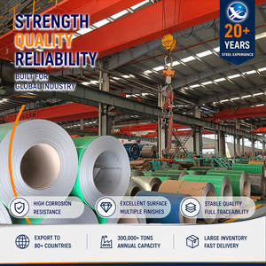 เหล็กสแตนเลสเกรด ASTM คุณภาพพรีเมียม 321 316L ป้องกันรอยนิ้วมือ หนา 1.5 มม. แบบม้วน สำหรับวัสดุก่อสร้าง - Product Image 1