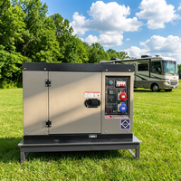 Générateur diesel silencieux YHS de 8 à 20 kVA, groupe électrogène diesel de 50 kVA pour la maison avec AVR, faible bruit, options de prix abordables, ATS