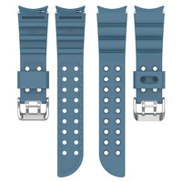 Bracelet de montre en silicone à armure de sport incurvée de 20mm pour Samsung Galaxy Watch 6 5 4 Bracelet classique