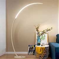 Marglice Moderne simple demi-cercle vertical lampadaire salon chambre coin nordique lumière luxe lune anneau lampadaire