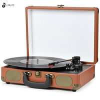 Portable valise vinyle platine DJ platine vinyle LP tourne-disque automatique Vintage tourne-disque